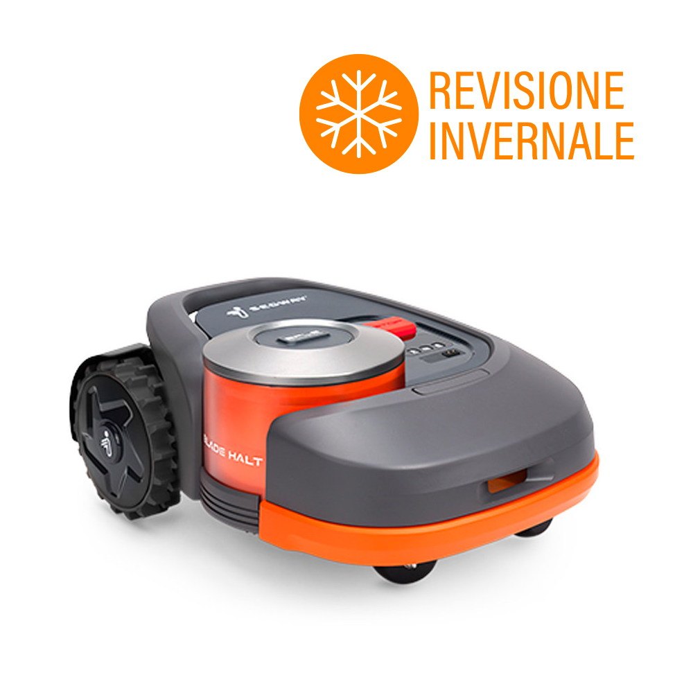 Revisione e rimessa invernale robot Segway