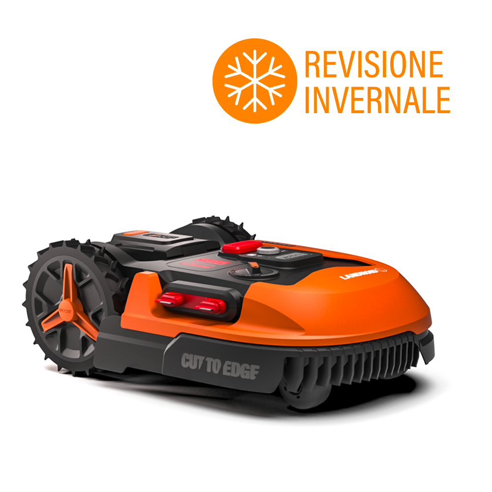 Revisione e rimessa invernale robot Worx